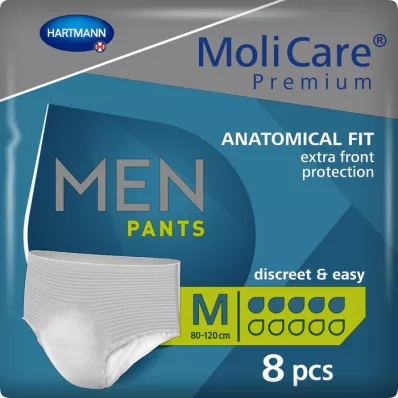MOLICARE Premium MEN Pantaloni 5 gocce M, 8 pz
