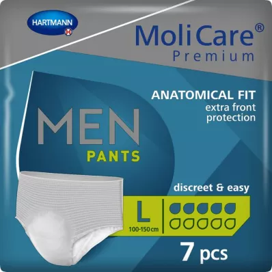 MOLICARE Premium MEN Pantaloni 5 gocce L, 7 pz