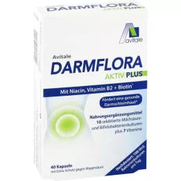 DARMFLORA Active Plus 100 miliardi di batteri+7 vitamine, 40 pezzi