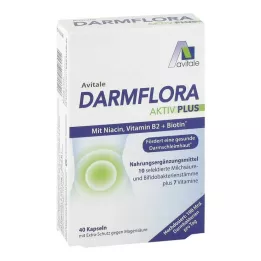 DARMFLORA Active Plus 100 miliardi di batteri+7 vitamine, 40 pezzi