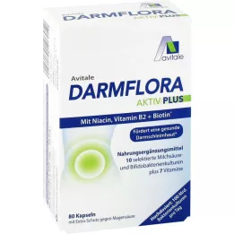 DARMFLORA Active Plus 100 miliardi di batteri+7 vitamine, 80 pezzi