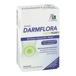 DARMFLORA Active Plus 100 miliardi di batteri+7 vitamine, 80 pezzi