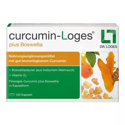 Capsule Curcumin-Loges plus Boswellia, 120 pezzi