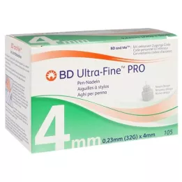 BD ULTRA-FINE PRO Aghi per penna 4 mm 32 G 0,23 mm, 105 pz