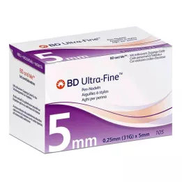 BD ULTRA-FINE Aghi da penna 5 mm 31 G 0,25 mm, 105 pz