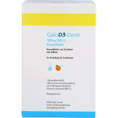 CALCI D3-Denk 1.000 mg/880 U.I. Compresse effervescenti, 120 pz