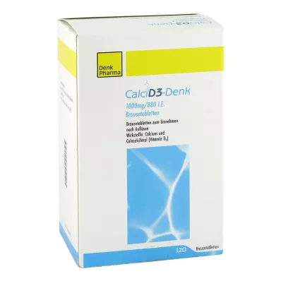 CALCI D3-Denk 1.000 mg/880 U.I. Compresse effervescenti, 120 pz