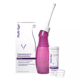 MULTI-GYN Doccia vaginale in confezione combinata compresse effervescenti, 1 p