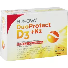 EUNOVA DuoProtect D3+K2 4000 U.I./80 μg Capsule, 30 pz