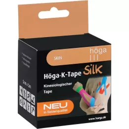 HÖGA-K-TAPE Silk 5 cmx5 m l.fr.skin kinesiol.tape, 1 pz