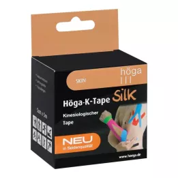 HÖGA-K-TAPE Silk 5 cmx5 m l.fr.skin kinesiol.tape, 1 pz