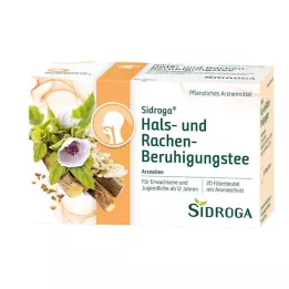 SIDROGA Filtro di tè per gola e gola, 20X1,75 g