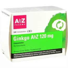 GINKGO AbZ 120 mg compresse rivestite con film, 120 pz
