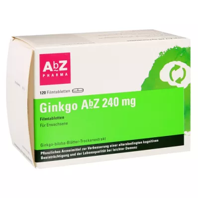GINKGO AbZ 240 mg compresse rivestite con film, 120 pz