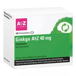 GINKGO AbZ 40 mg compresse rivestite con film, 120 pz