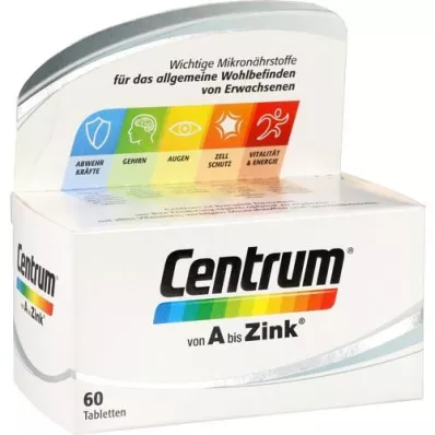 CENTRUM Compresse A-Zinc, 60 pz