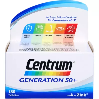 CENTRUM Compresse Generation 50+, 180 pezzi