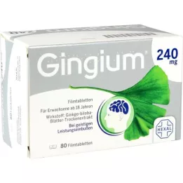 GINGIUM 240 mg compresse rivestite con film, 80 pezzi