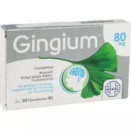 GINGIUM 80 mg compresse rivestite con film, 30 pezzi