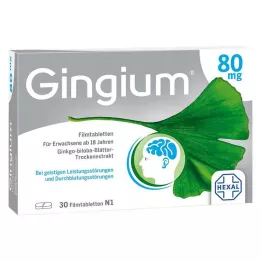 GINGIUM 80 mg compresse rivestite con film, 30 pezzi