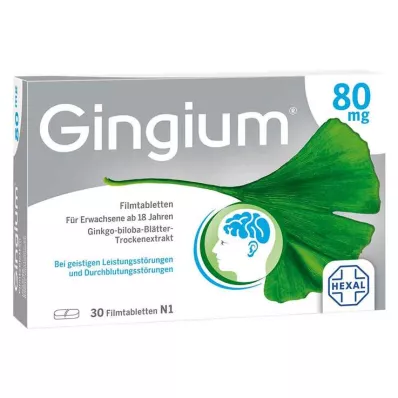 Gingium 80 mg compresse rivestite con film, 30 pz Gingium 80 mg compresse rivestite con film, 30 pz