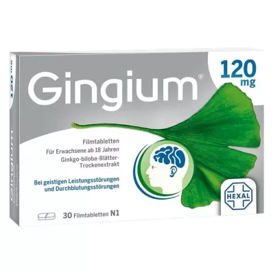 Gingium 120 mg compresse rivestite con film, 30 pz Gingium 120 mg compresse rivestite con film, 30 pz
