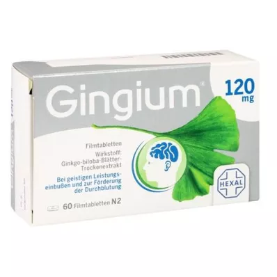GINGIUM 120 mg compresse rivestite con film, 60 pezzi