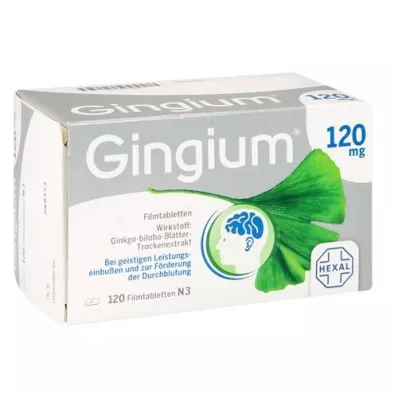 GINGIUM 120 mg compresse rivestite con film, 120 pezzi