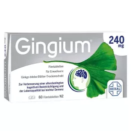 GINGIUM 240 mg compresse rivestite con film, 60 pezzi