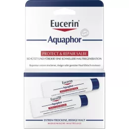 EUCERIN Aquaphor Protect &amp; Unguento riparatore, 2X10 ml
