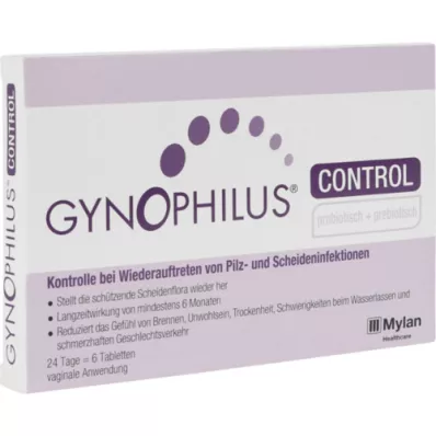 GYNOPHILUS CONTROL Compresse vaginali, 6 pz