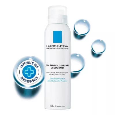 Deodorante per pelli sensibili La Roche Posay spray 48 ore, 150 ml Deodorante per pelli sensibili La Roche Posay spray 48 ore, 150 ml