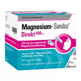 MAGNESIUM SANDOZ Bastoncini diretti da 400 mg, 48 pezzi