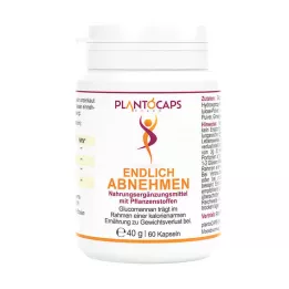 PLANTOCAPS Finalmente perdere peso in capsule, 60 capsule