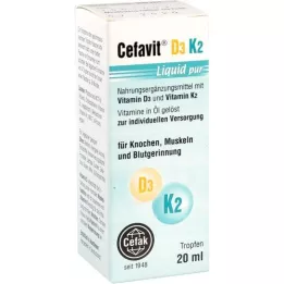 CEFAVIT D3 K2 Gocce liquide pure per uso orale, 20 ml