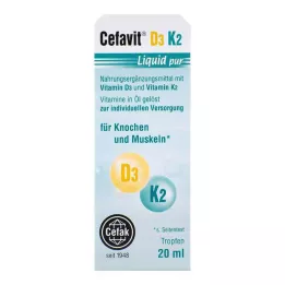CEFAVIT D3 K2 Gocce liquide pure per uso orale, 20 ml