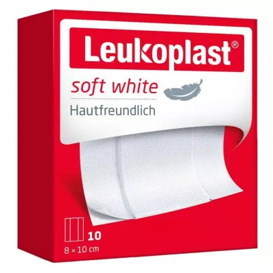 Cerotto morbido Leukoplast 8x10 cm, 10 pz Cerotto morbido Leukoplast 8x10 cm, 10 pz