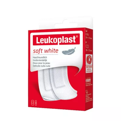 LEUKOPLAST bianco morbido str.19x72mm 12pz/38x72mm 8pz, 20pz