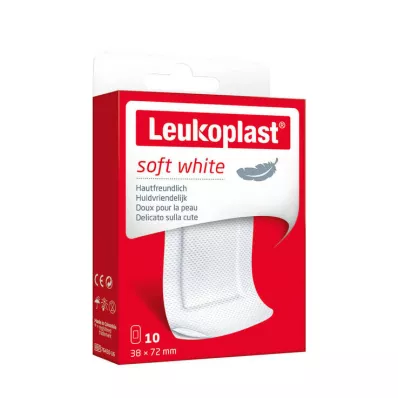 LEUKOPLAST strisce di gesso bianco morbido 38x72 mm, 10 pz