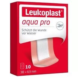 LEUKOPLAST strisce aqua pro 38x63 mm, 10 pz
