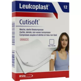 LEUKOPLAST Compressa in pile Cutisoft 7,5x7,5 cm sterile, 12 pz