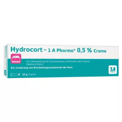 HYDROCORT-1A Pharma 0,5% crema, 15 g