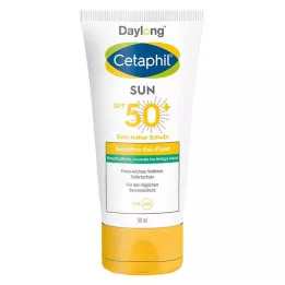 CETAPHIL Sun Daylong SPF 50+ sens.gel-fluido viso, 50 ml