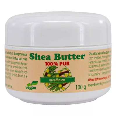 SHEABUTTER non raffinato puro al 100%, 100 g