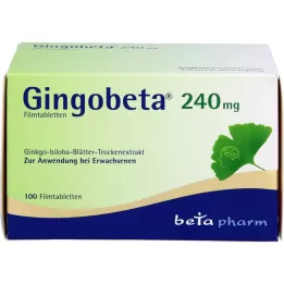 GINGOBETA 240 mg compresse rivestite con film, 100 pz