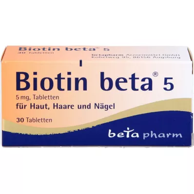 BIOTIN BETA 5 compresse, 30 pezzi