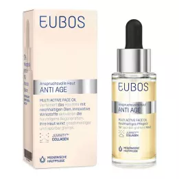 EUBOS ANTI-AGE Olio viso multiattivo, 30 ml