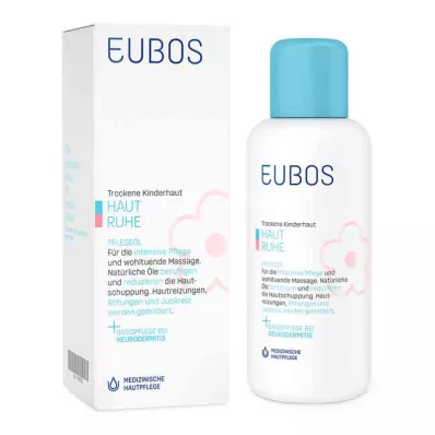 EUBOS KINDER Olio per la cura del riposo della pelle, 100 ml