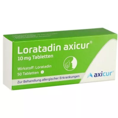 LORATADIN axicur 10 mg compresse, 50 pz