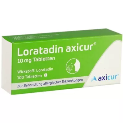 LORATADIN axicur 10 mg compresse, 100 pz